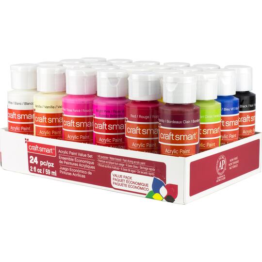 12 Packs: 12 ct. (12 total) Acrylic Paint Set by Craft Smart®